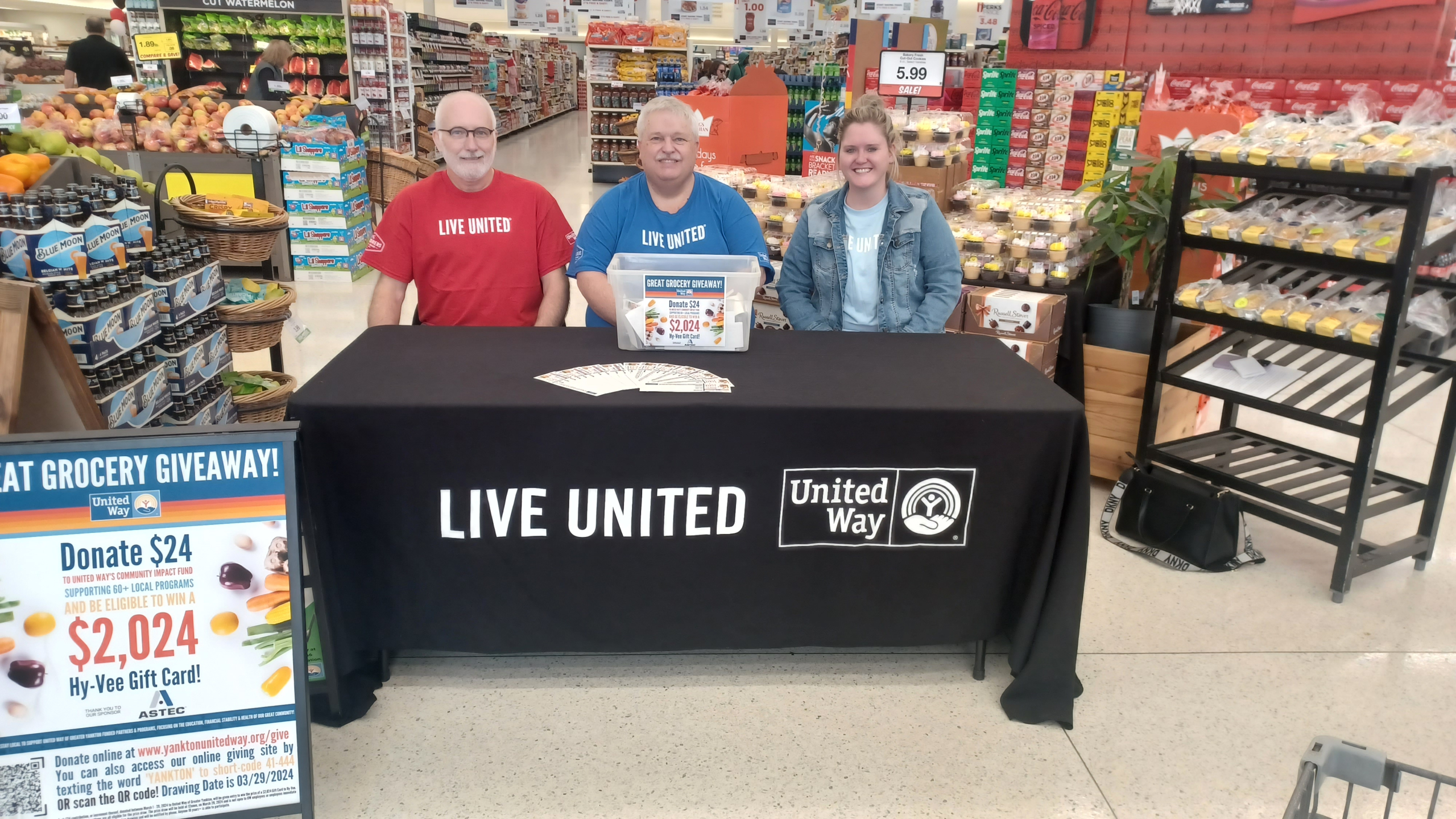 United Way of Greater Yankton Announces Winners of 2024 Great Grocery Giveaway