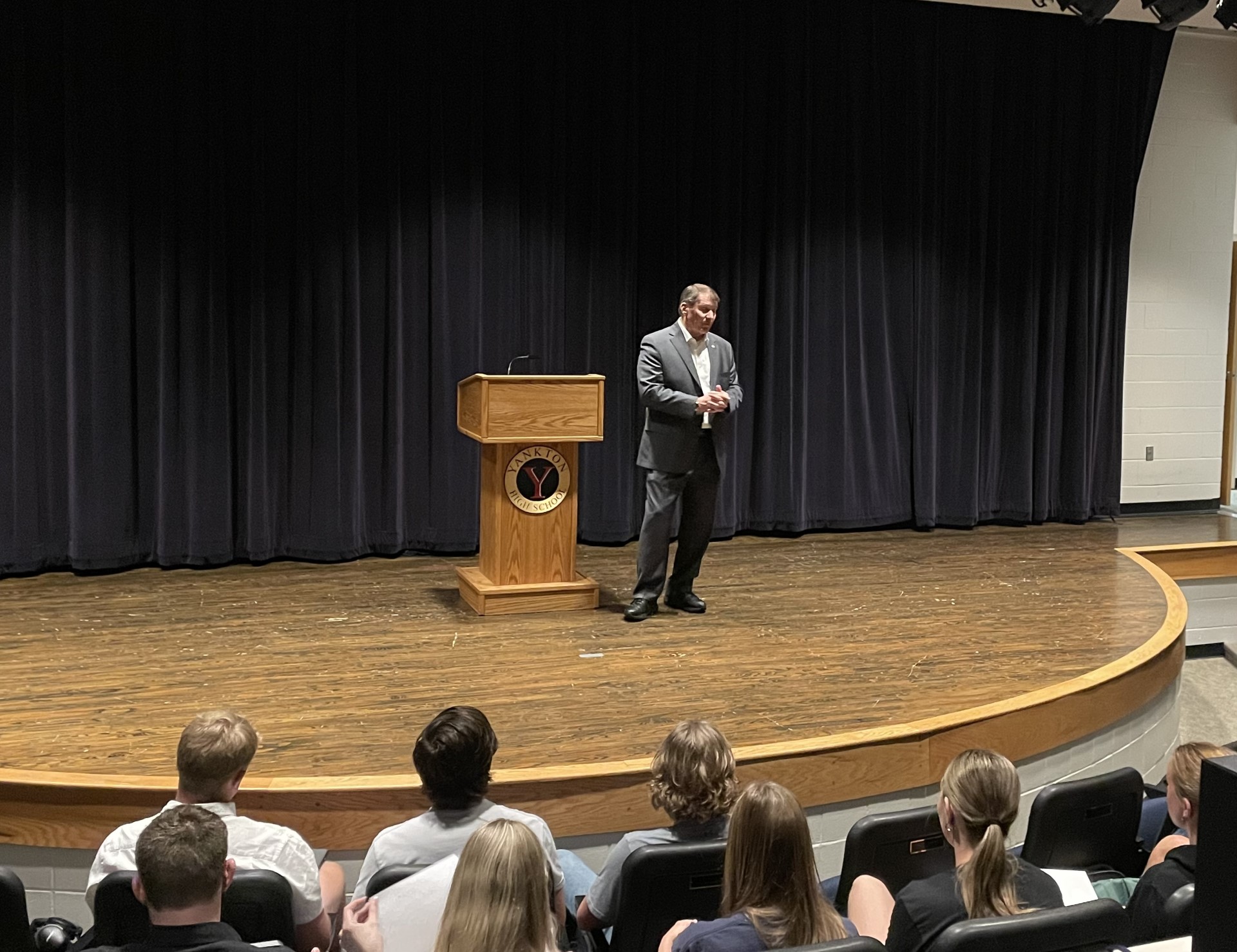 Rounds Makes Several Stops While in Yankton