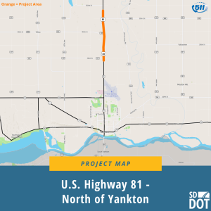Traffic Switch Put in Place for Highway 81 Construction North of Yankton