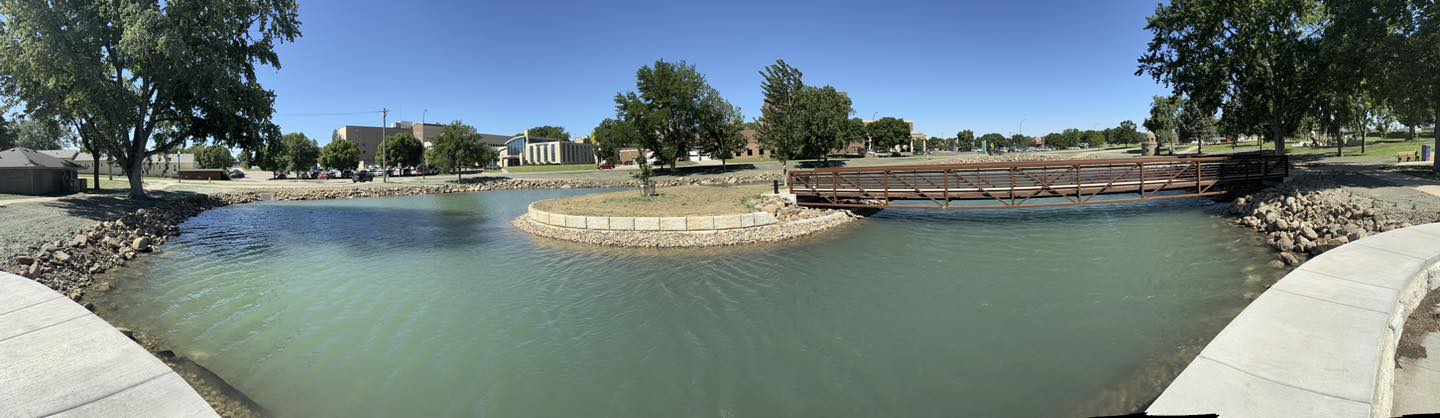 Westside Park Pond Has Been Filled With Water