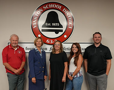 New Yankton School Board Installed