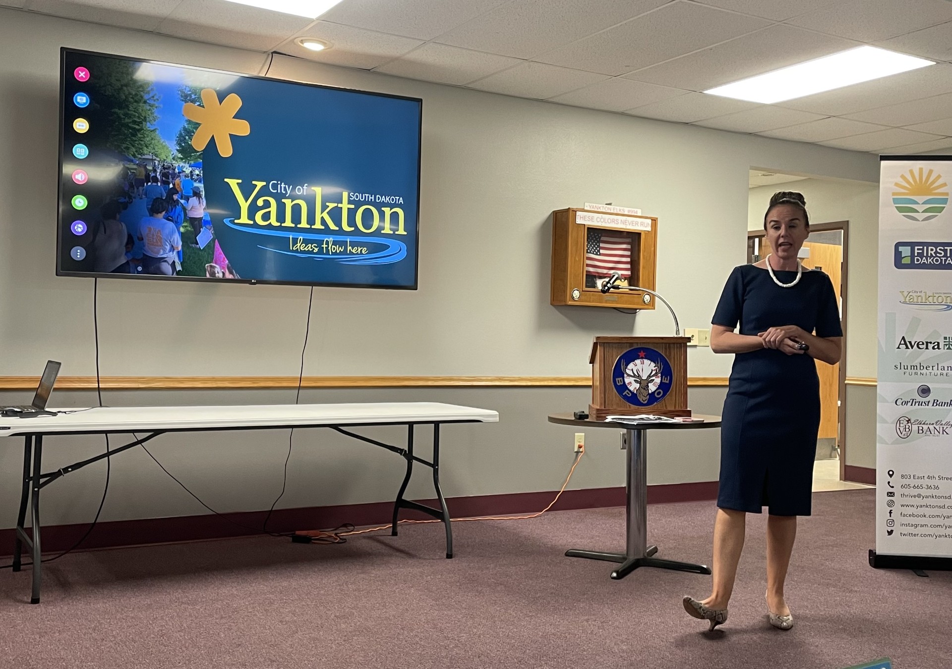 Yankton City Manager Gives Update on City Happenings at Yankton Thrive Event