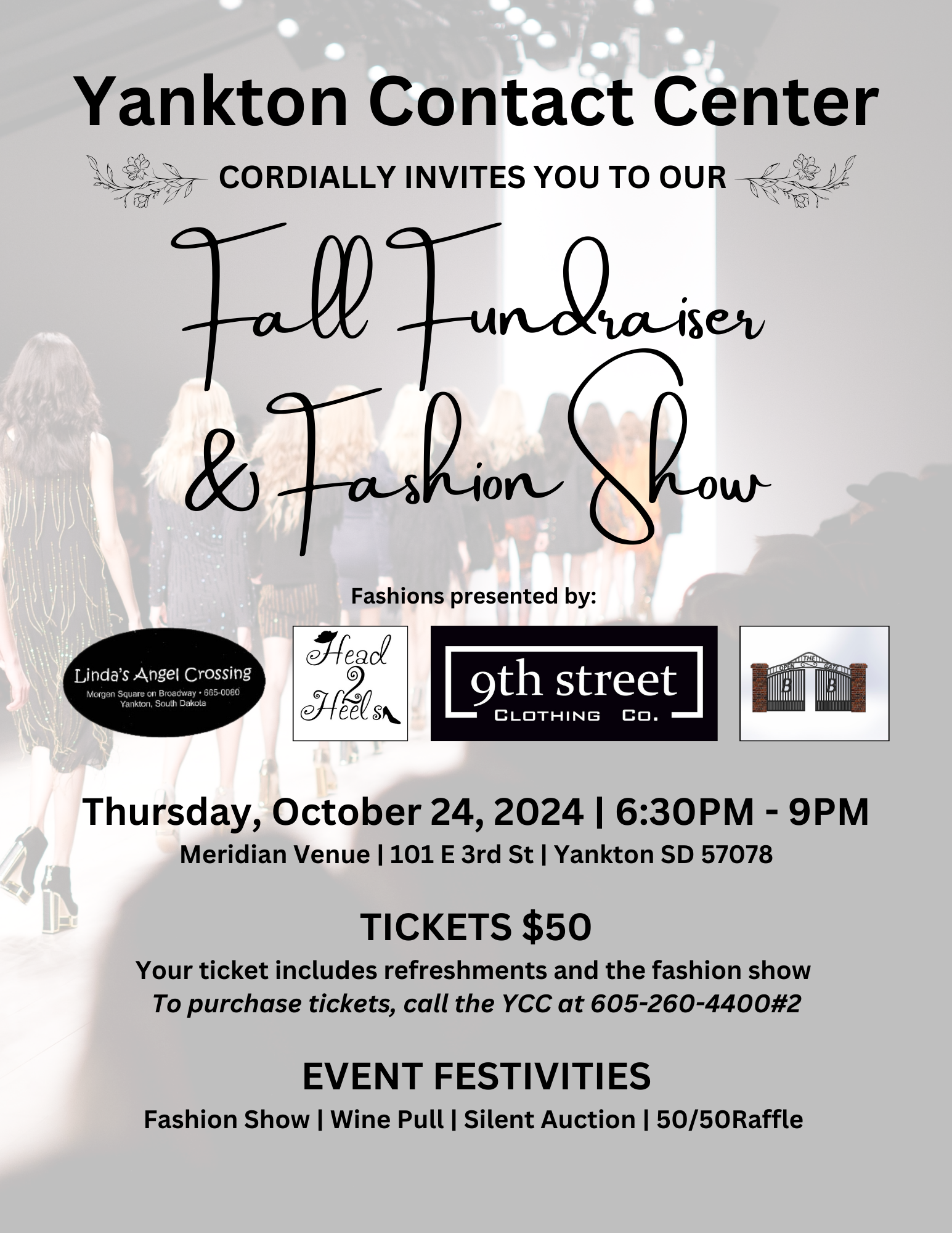 Yankton Contact Center to Host Fashion Show Fundraiser