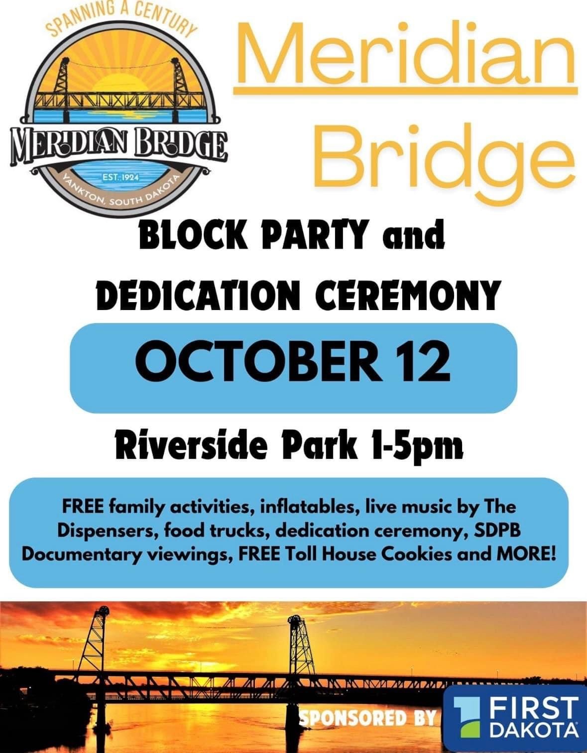 Meridian Bridge Block Party and Dedication Ceremony Set for Saturday