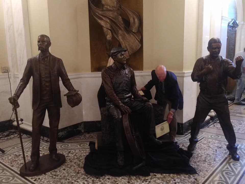 Trail Of Governors Inducts Statues Of Former Leaders Sheldon, Crawford And Gunderson