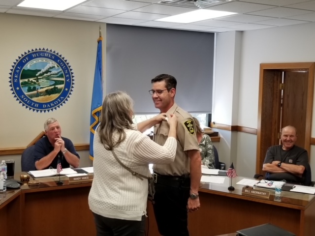 Callahan Sworn In, Takes Over As Hughes County Sheriff