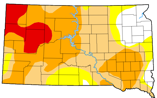 Drought Conditions Continue Slow Improvement Across South Dakota