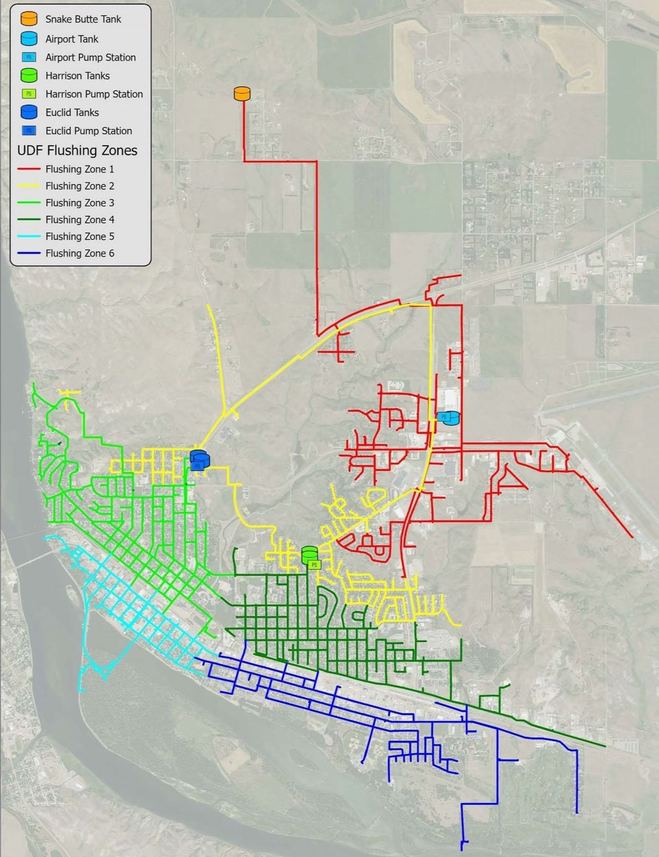 Pierre City Crews Continue Water System Flushing