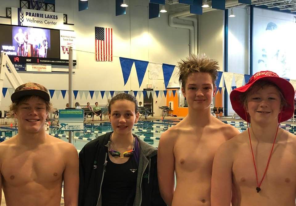 Pierre Swim Team Sends Five Swimmers to Watertown