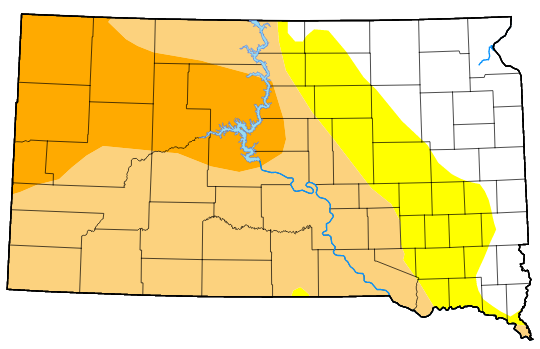 Drought Conditions Expand Across Central South Dakota