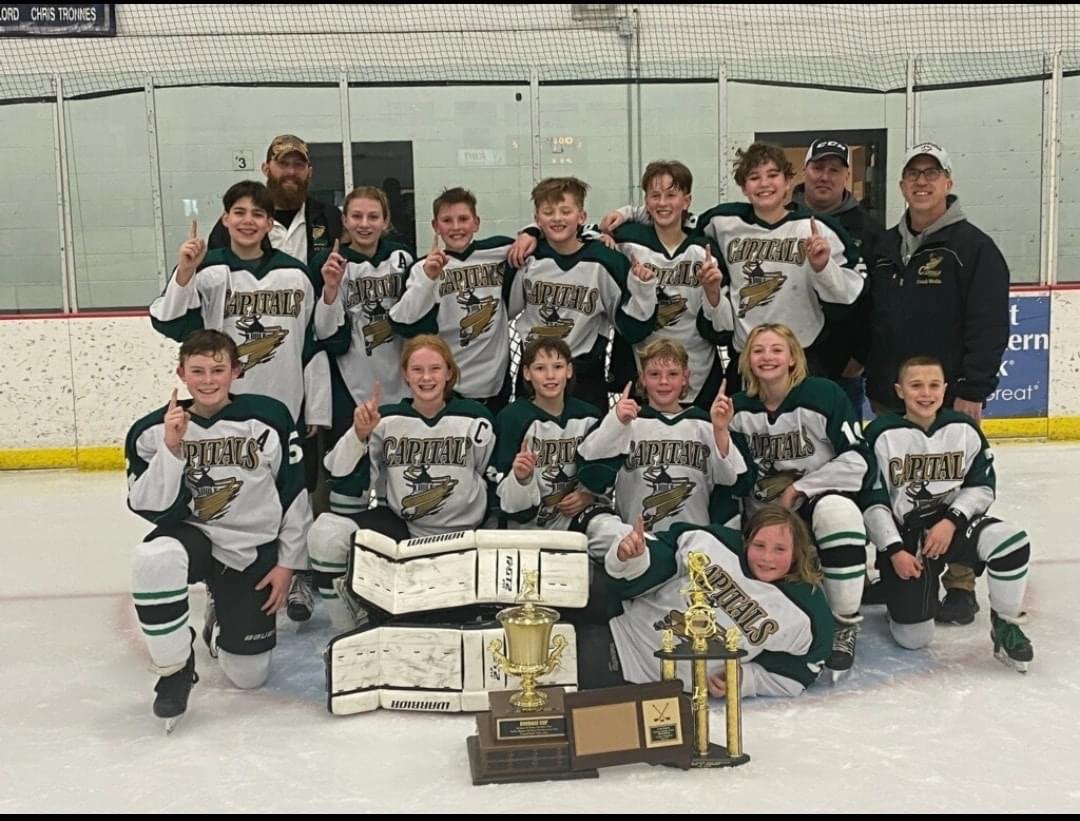 Oahe Peewee B “Caps” off Undefeated Season with State Title