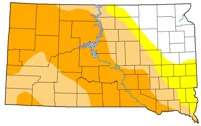 Drought Expands Through Central South Dakota