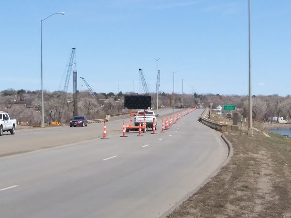 Lane Closure In Place On Missouri River Bridge One Of Three Construction Zones To Be Aware Of