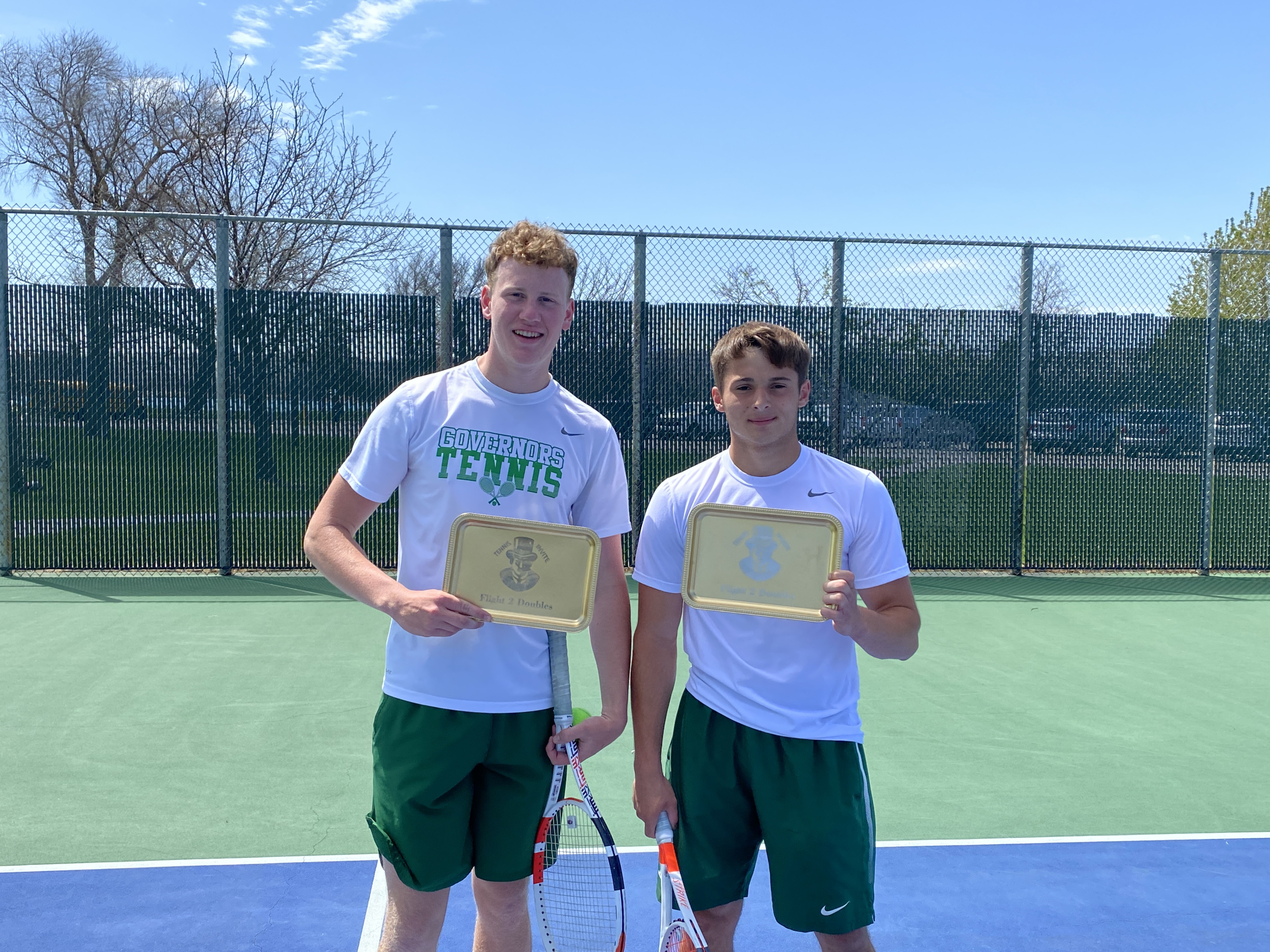 Governor Tennis Finishes in Third for Pierre Invite, Kelly wins Singles, Doubles Flights