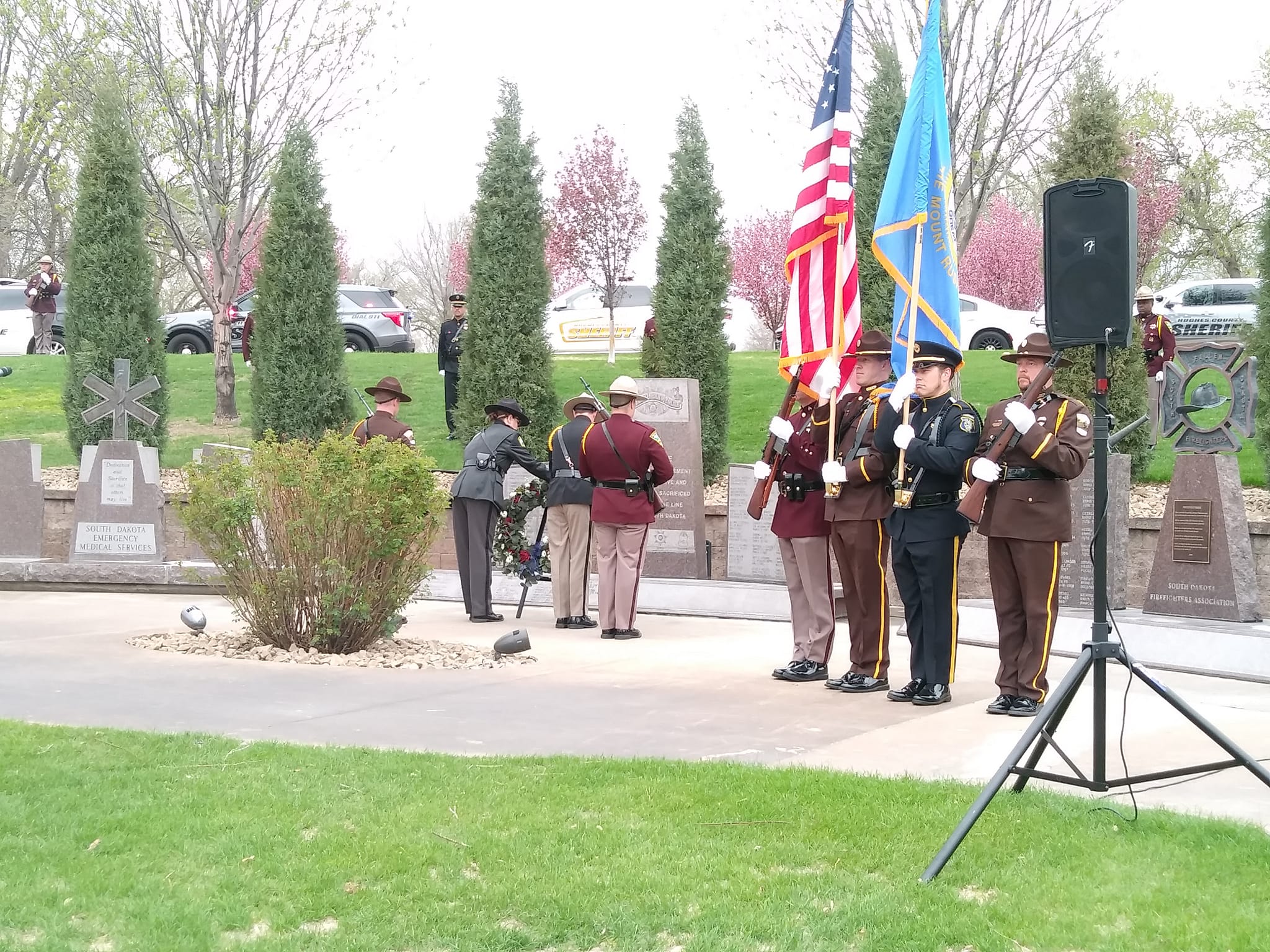 Law Enforcement Gather To Honor The Fallen In Pierre Wednesday