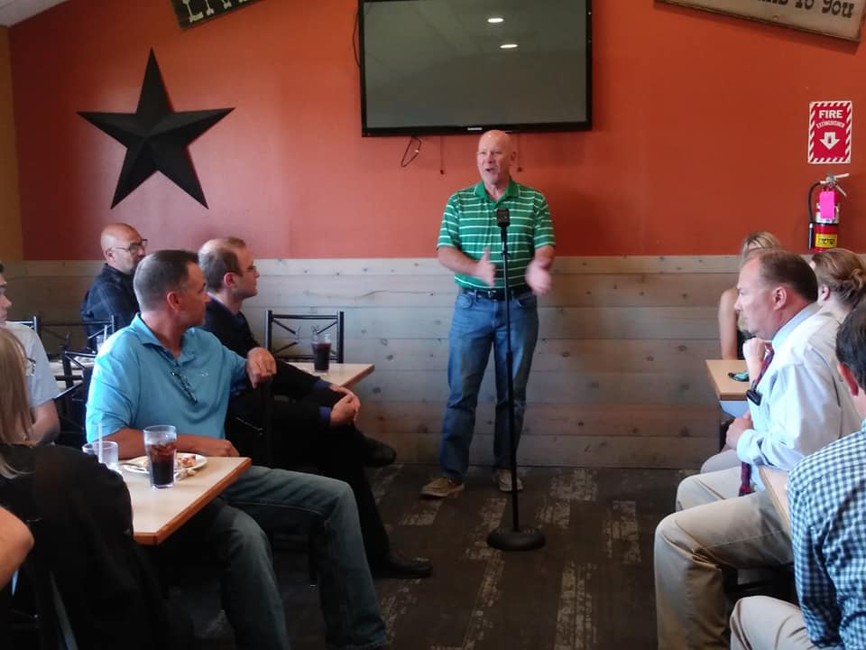 Senator-Elect Jim Mehlhaff Meets With Local Republican Groups