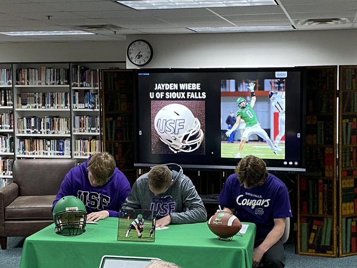 Busch, Merkwan, Wiebe all Sign to University of Sioux Falls