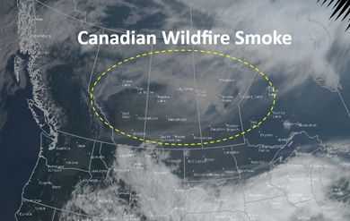Canadian Wildfire Smoke May Skew The View For Some South Dakotans This Week