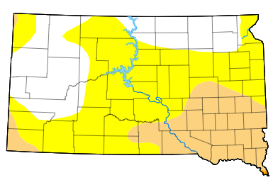 Dry Conditions Returning To West Central South Dakota