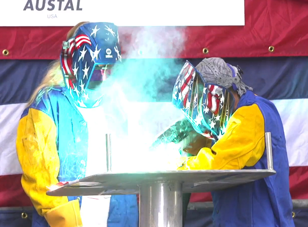 Pierre Promoted Well As Part Of Keel Laying For USS Pierre