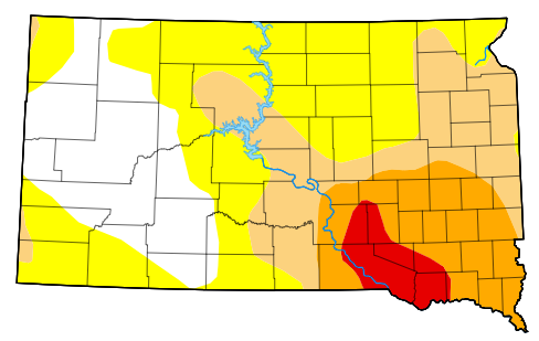 Drought Conditions Continue To Expand Across Central South Dakota