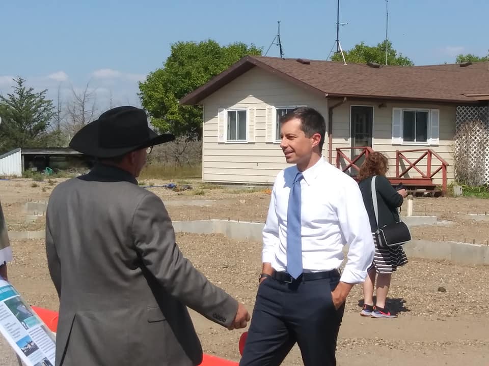 US Transportation Secretary Pete Buttigieg Visits Chamberlain Airport Terminal Project