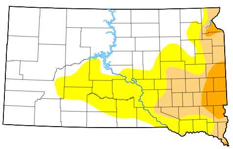 Drought Conditions Continue Westward Expansion In South Dakota