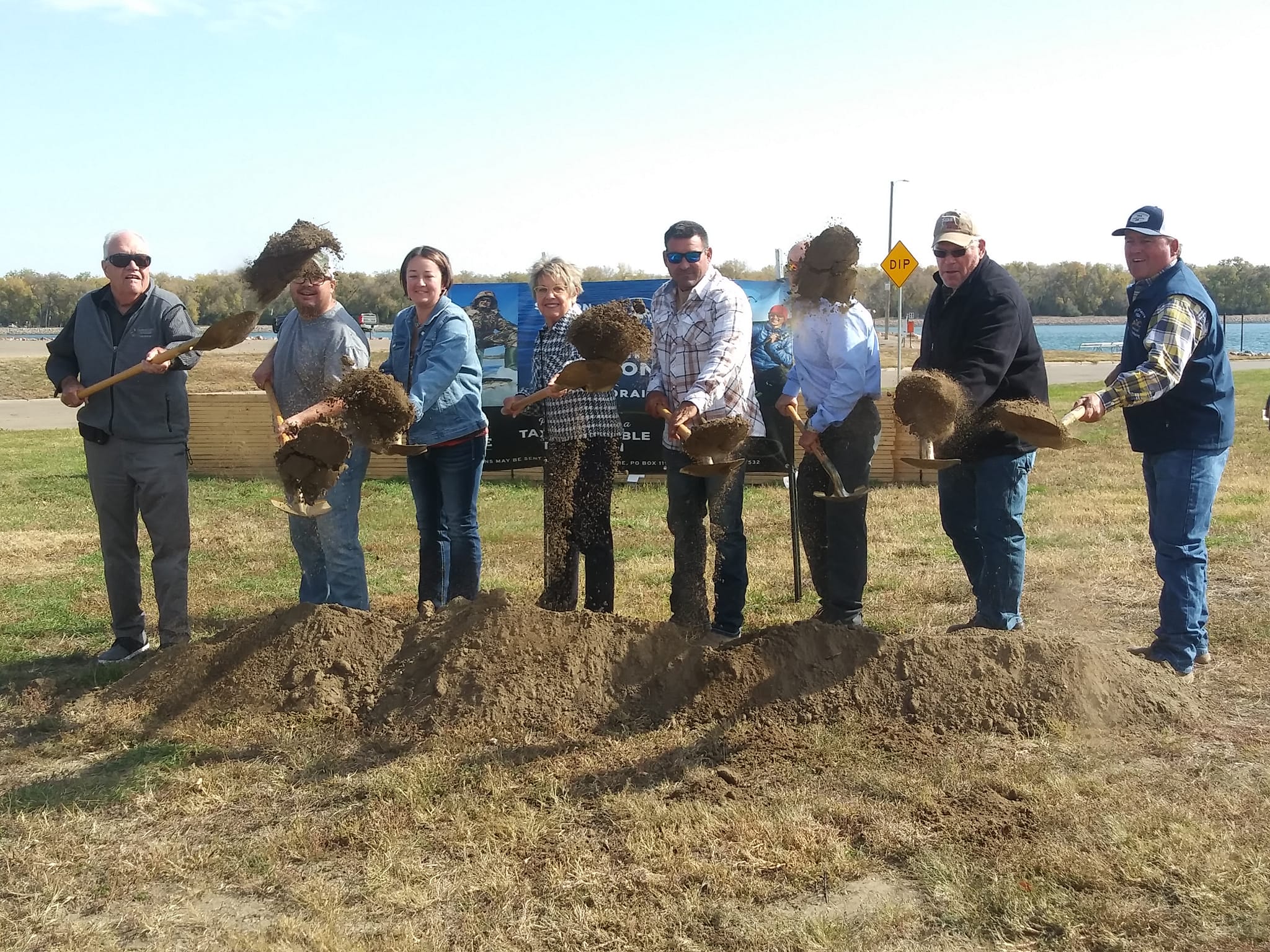 Groundbreaking Held For All-Season Fish Cleaning Station In Fort Pierre