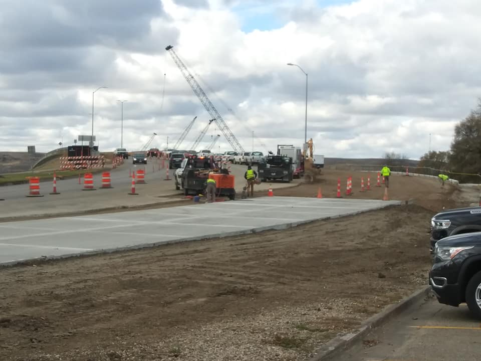 Paving Of Bridge Decking Underway On Waldron Bridge Construction