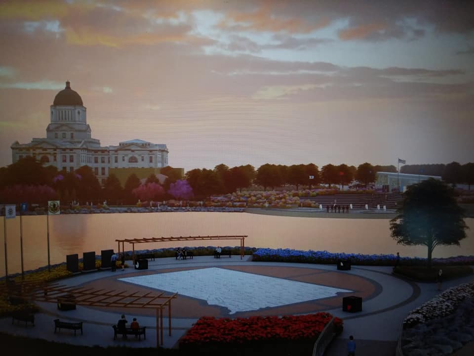 Latest Rendition Of Capitol Lake Master Plan Includes Version Of Flaming Fountain