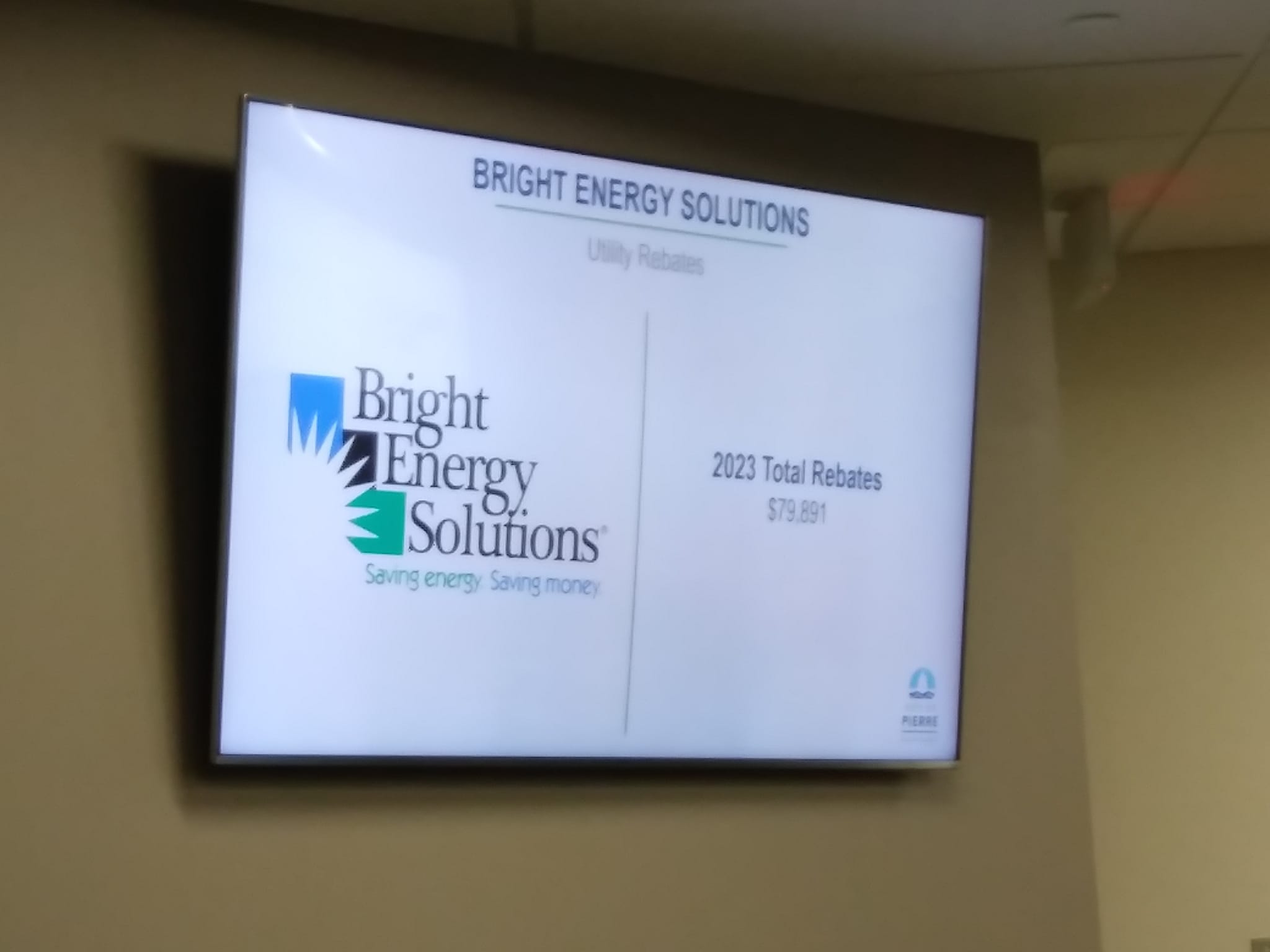 City Of Pierre Reminding Residents Of Bright Energy Solutions Program To Save Money On City Utilities