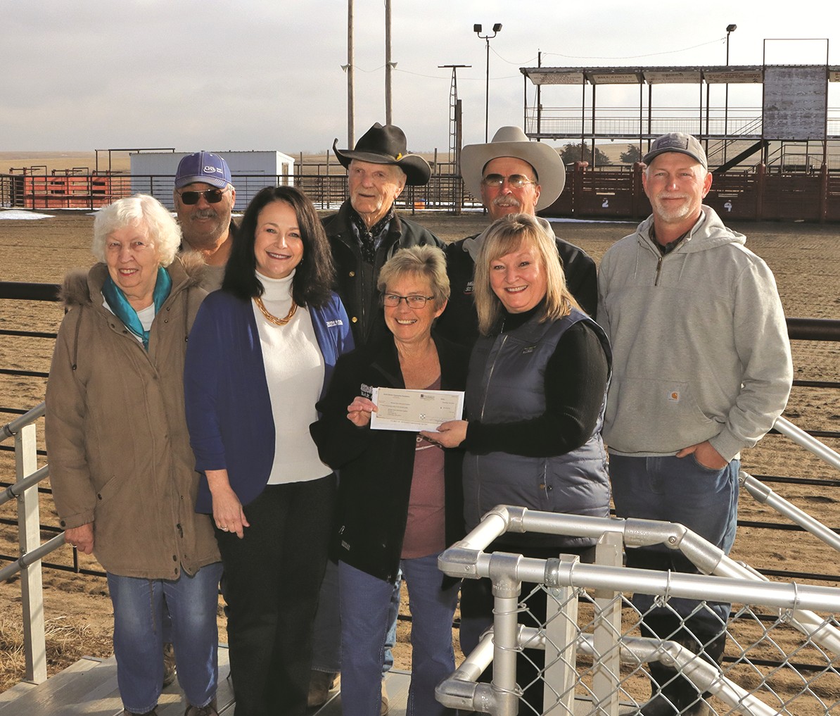 South Dakota Community Foundation Grants Money To White River Grandstand Committee For Sound System At Rodeo Arena