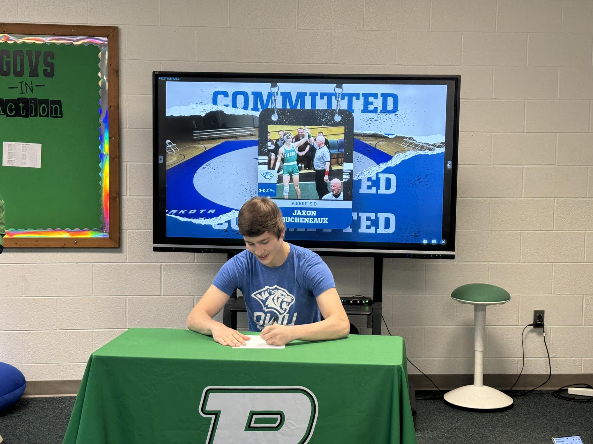 Ducheneaux Signs with Dakota Wesleyan Wrestling