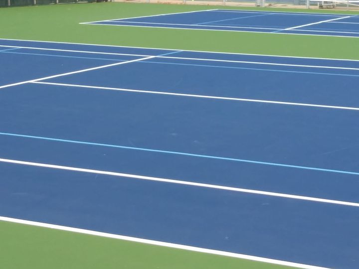 City Of Pierre Marks End Of Griffin Park Tennis Court Rehab