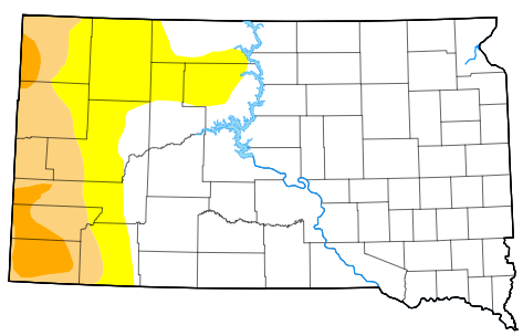 Drought Conditions Continue To Tick Up Across Western South Dakota