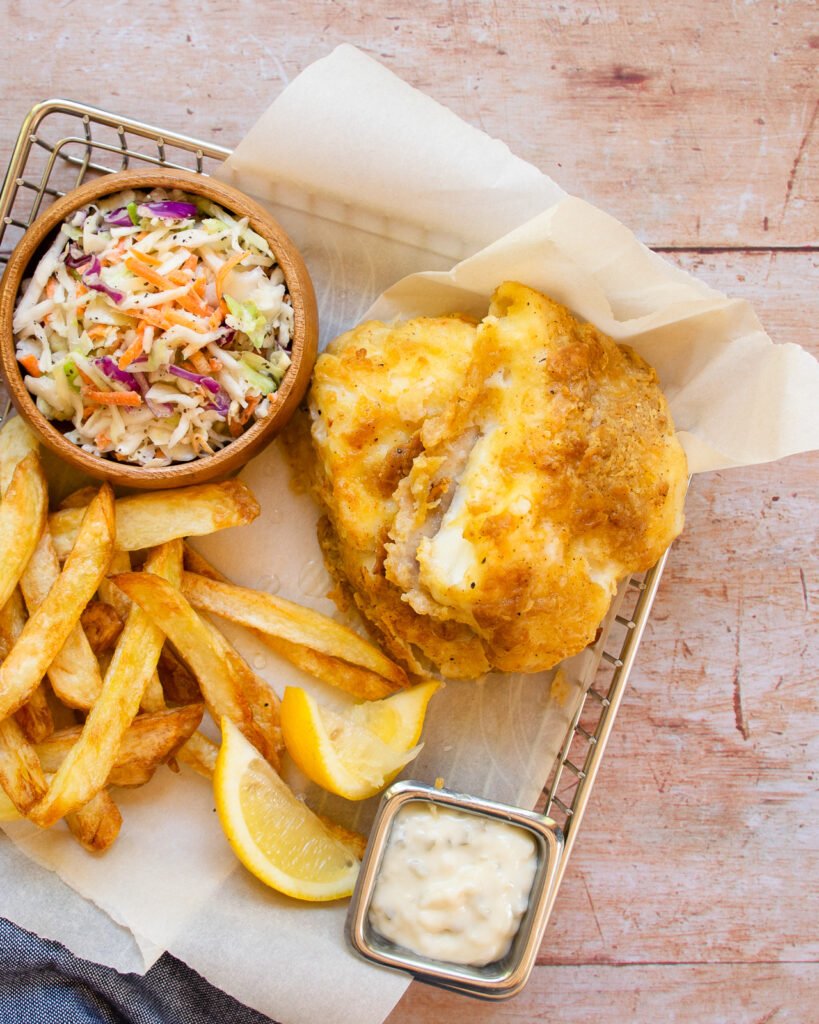 Air Fried Beer Battered Fish