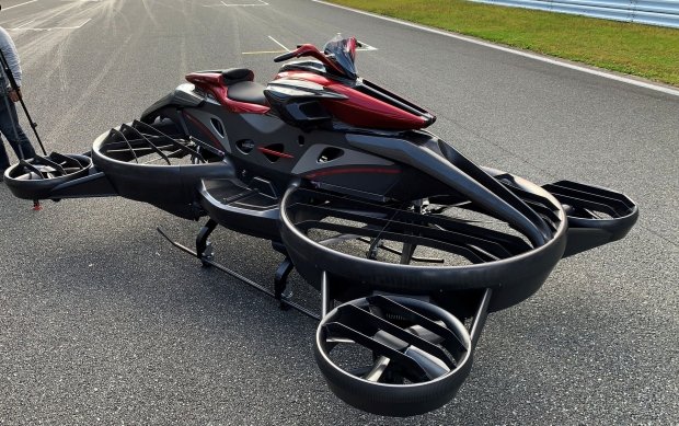 Japanese hoverbike: 40 minutes fly time on single charge, costs $680K