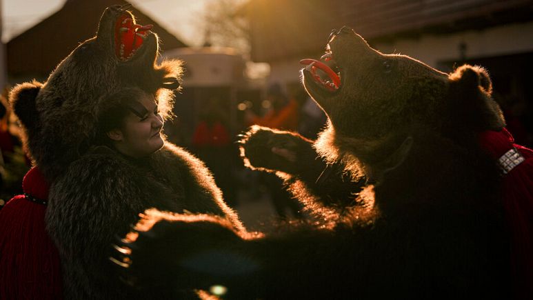 Romania’s ‘dancing bear festival