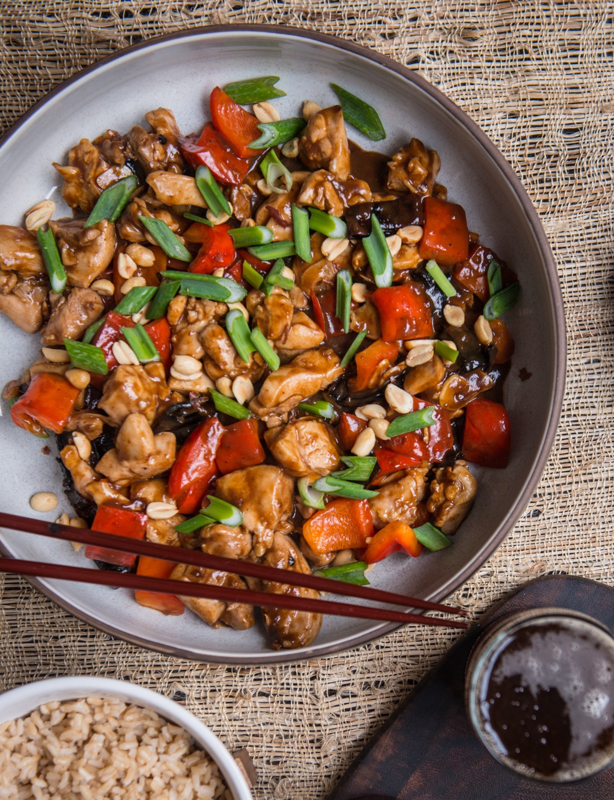 Kung Pao Porter Chicken