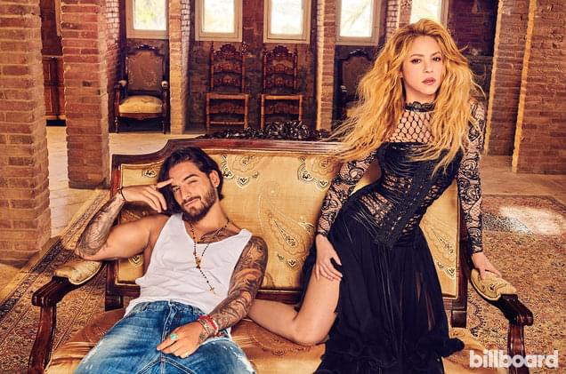 Shakira & Maluma Debut in Top 20 on Hot Latin Songs With ‘Clandestino’