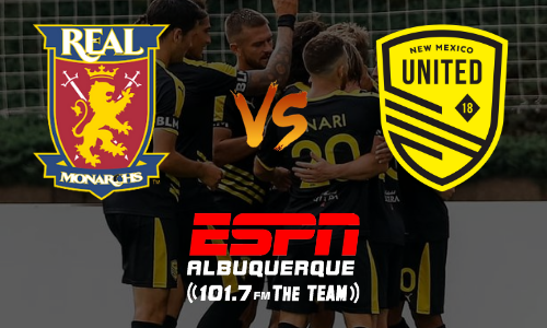 New Mexico United set for pair of matches against defending champions, Real Monarchs SLC