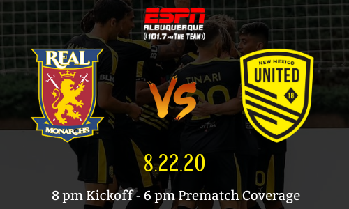 New Mexico United look to make it two in a row against Real Monarchs SLC