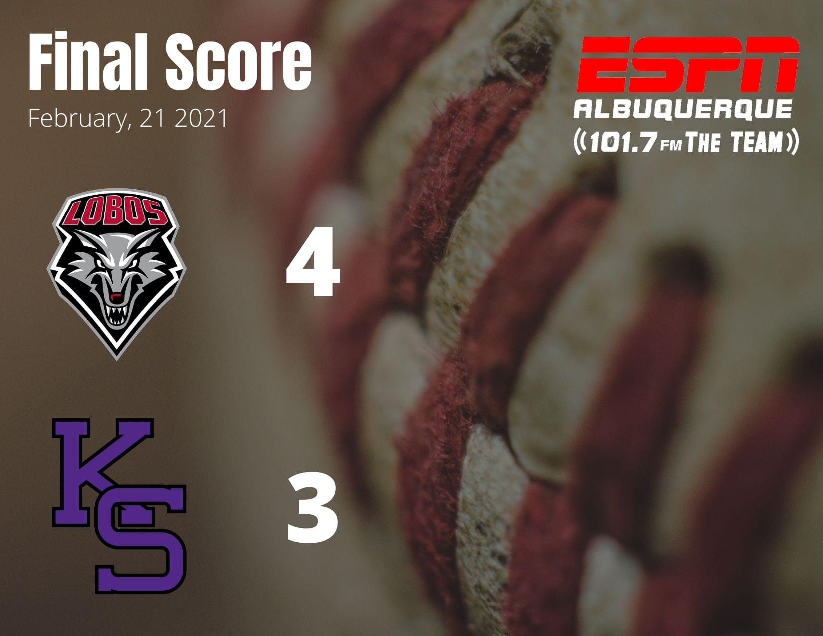 UNM Baseball: Lobos score walk-off run in the ninth to beat Kansas State 4-3