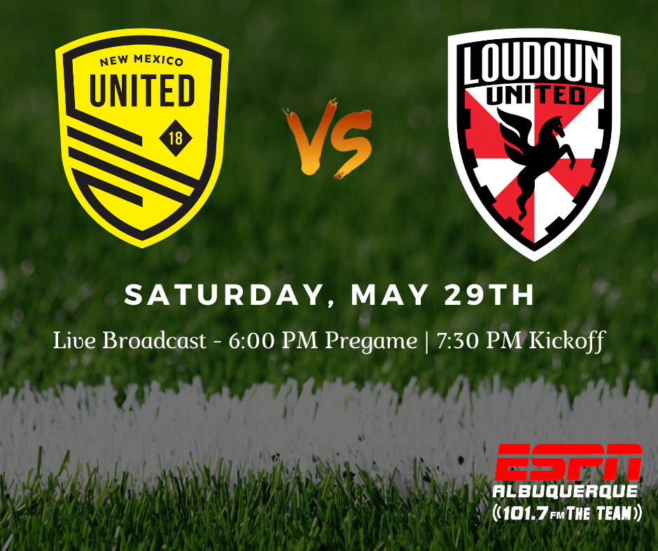 New Mexico United play host to Loudoun United FC