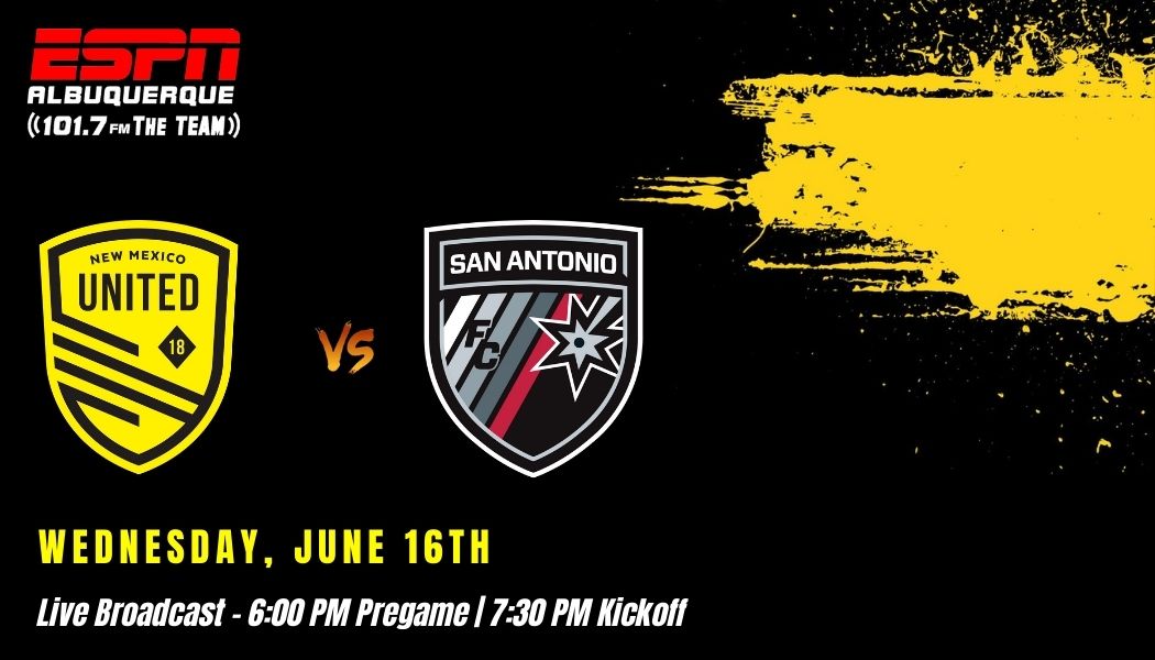 New Mexico United hosts San Antonio FC in rematch from 2020 playoffs