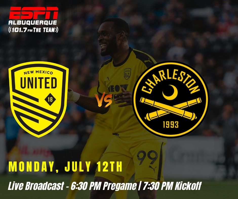 United host Charleston Battery as they look for back to back wins