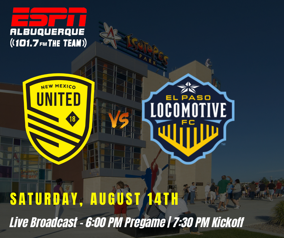 New Mexico United host El Paso Locomotive FC on Meow Wolf Night