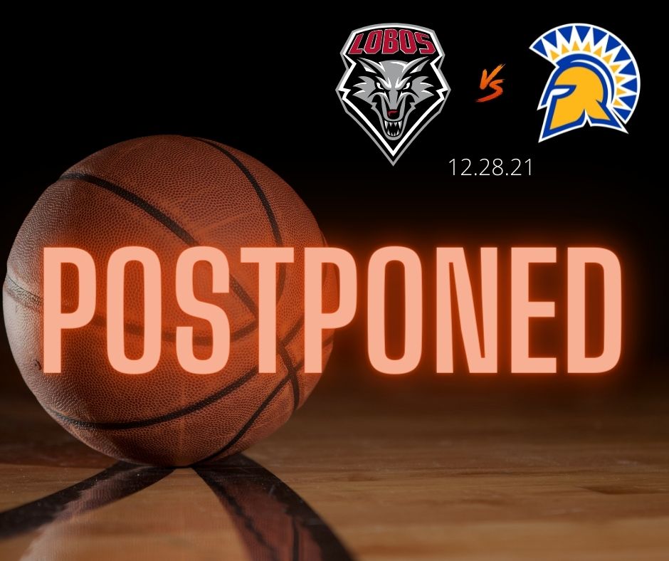 Women’s Basketball Game between UNM and San José State on 12/28 postponed due to COVID-19