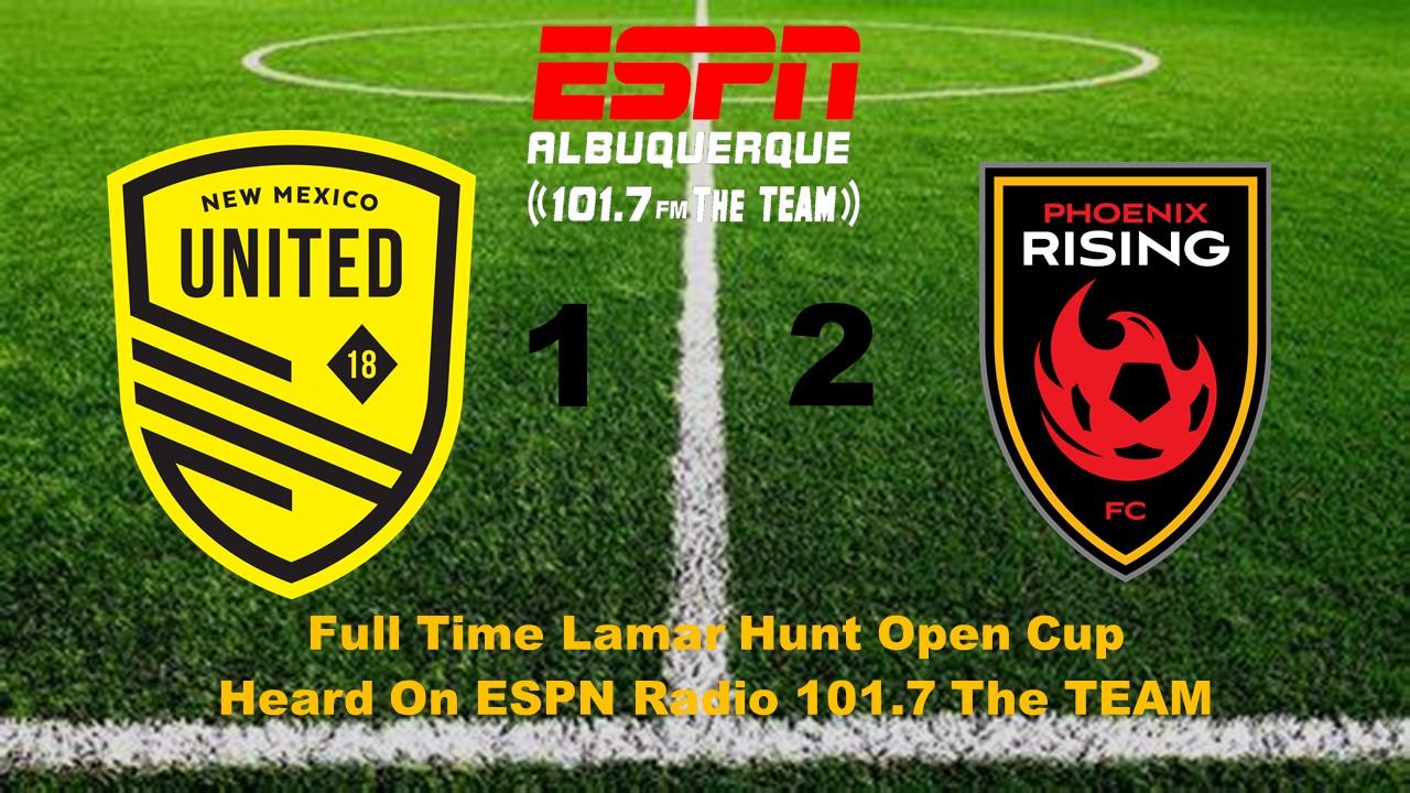 2022 US Open Cup: United fall short against Rising, 2-1