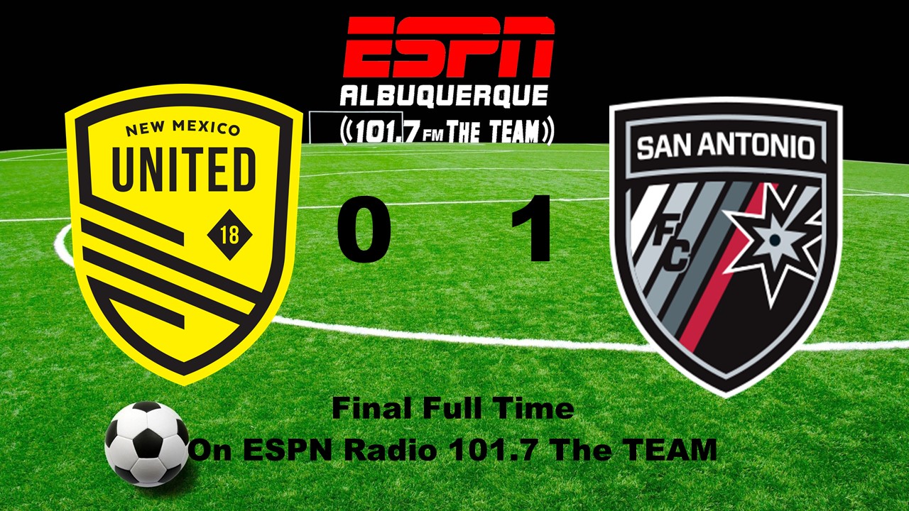 San Antonio tops United 1-0, winless streak now sits at four